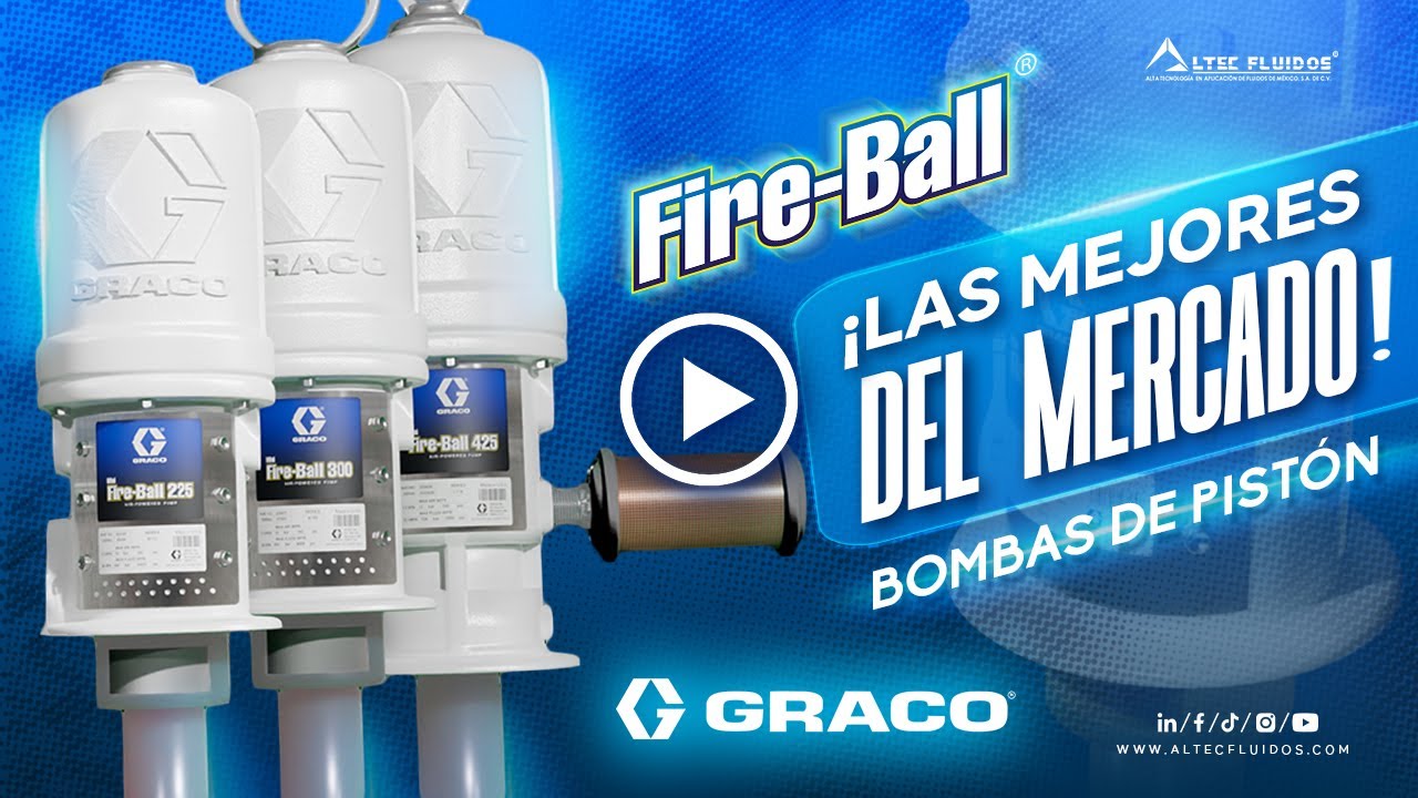 LAS MEJORES BOMBAS DE PISTÓN #graco/ Fire Ball