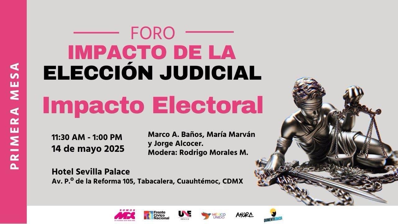 FORO IMPACTO DE LA ELECCIÓN JUDICIAL | SOMOS MX
