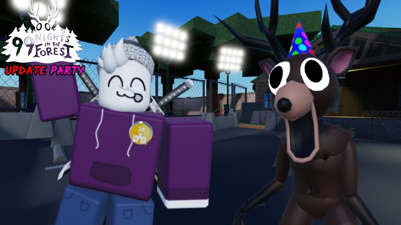 99 NIGHTS IN THE FOREST UPDATE PARTY (Roblox)