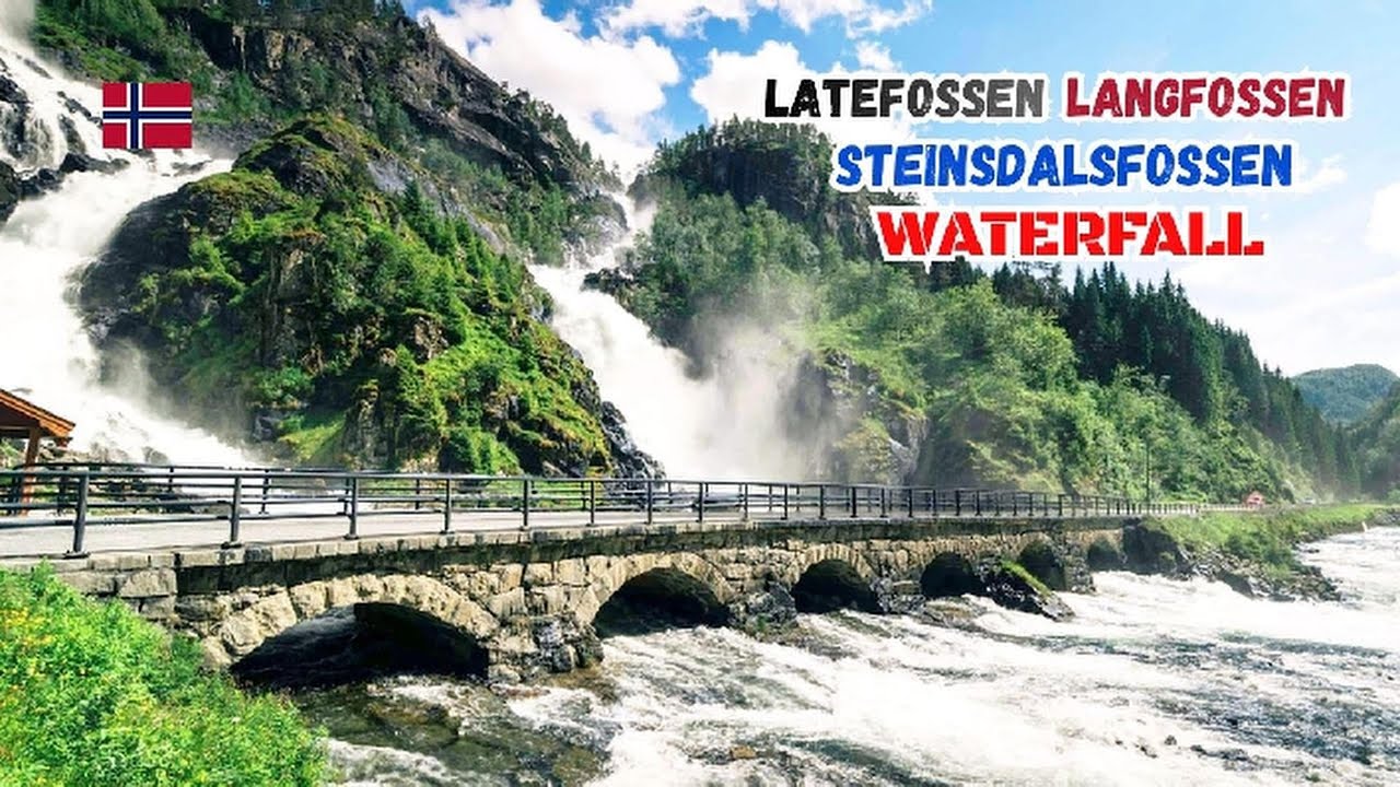 Most Popular Waterfalls in Norway | Langfossen | Latefossen | Steinsdalsfossen | Waterfall