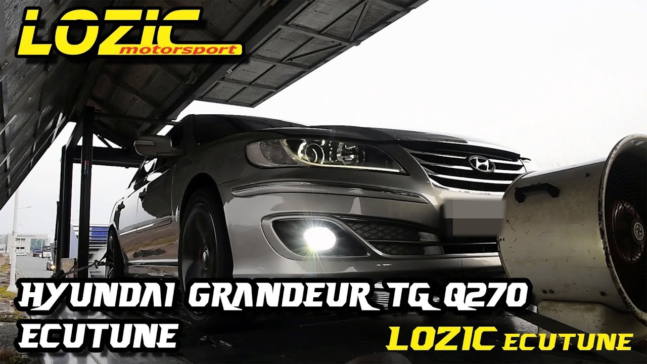 Hyundai Grandeur TG Q270 ECUtune 현대 그랜저TG Q270 ECU맵핑, 로직 로직맵핑 다이노젯