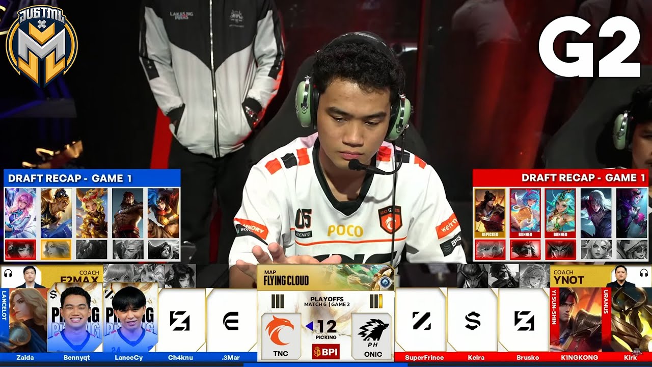 TNC VS ONIC GAME 2 | PLAYOFFS DAY 3 | MPL PH SEASON 16