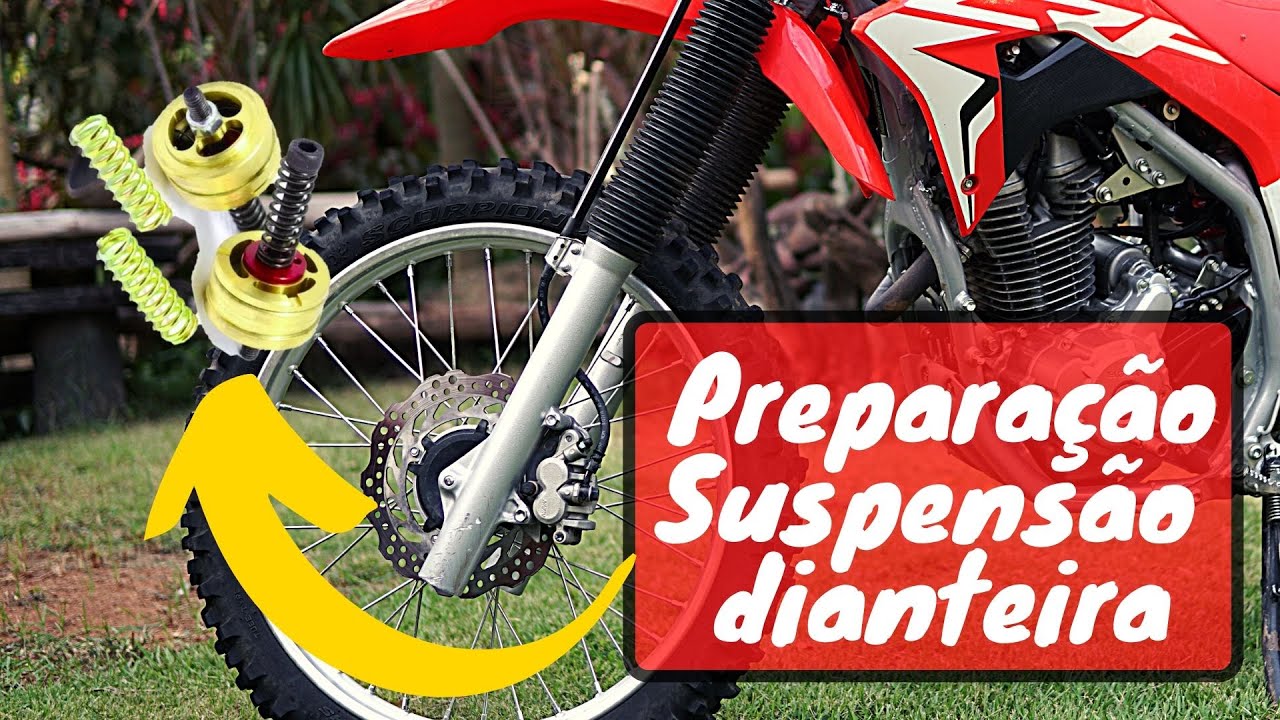 Preparação Suspensão Dianteira CRF 250F (serve CRF 230) com Válvula Emuladora