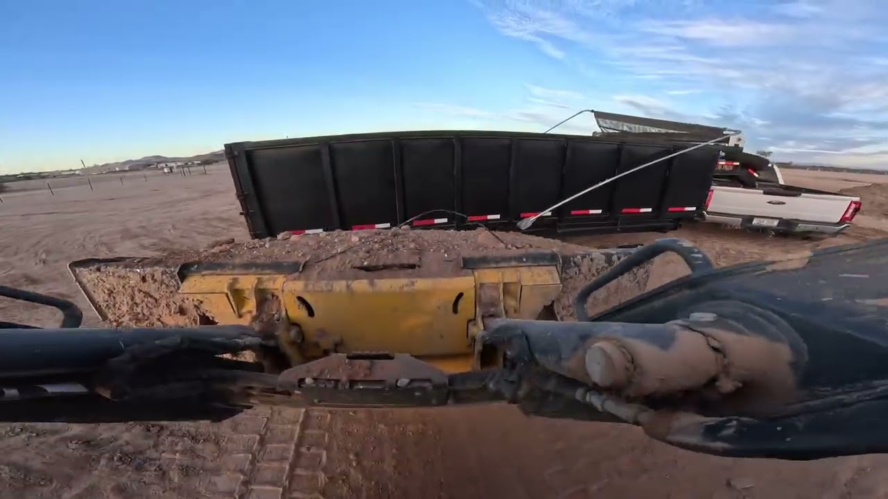 Loading Trailer with Dirt