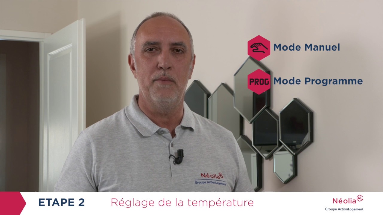 Comment régler la température de votre logement manuellement  ?