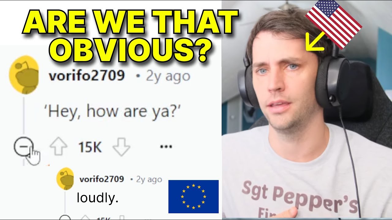American Reacts to How Can You Tell Someone Is An American Without Them Telling You?
