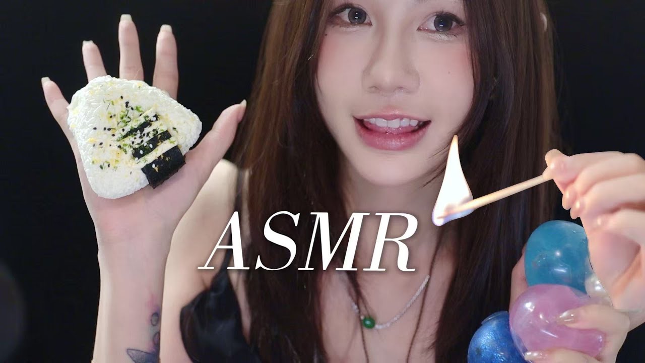 【No Talking】超解压捏捏音｜火柴噼啪声｜助眠必备的ASMR
