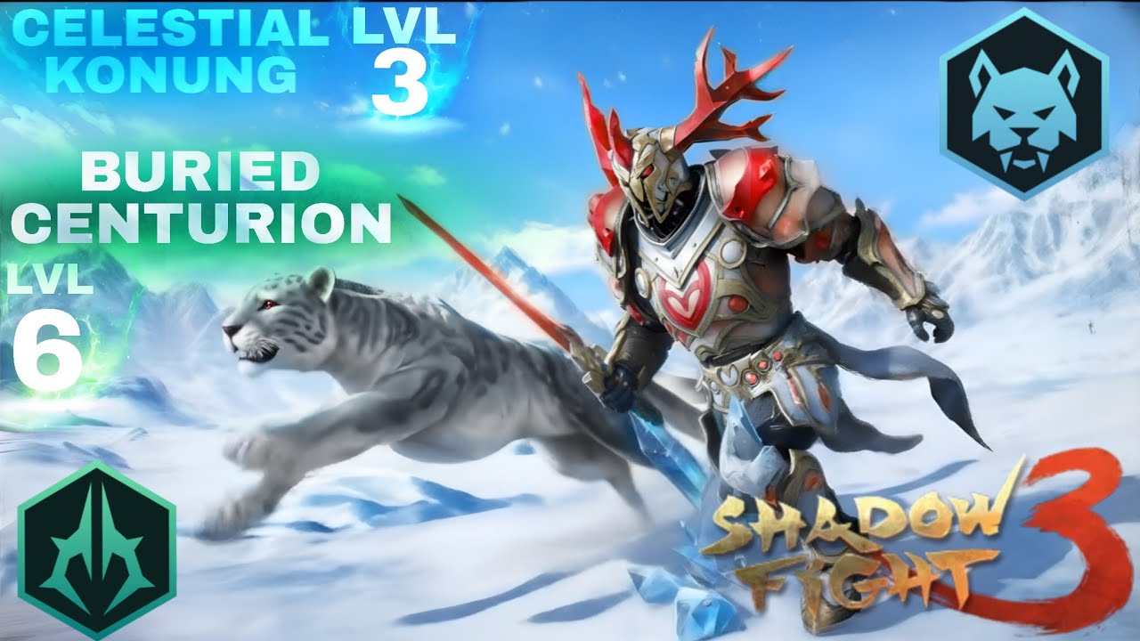 Level 3 Celestial Konung Can Defeat Voids Buried Centurion•Best Strategy | SHADOW FIGHT 3 BOSS FIGHT