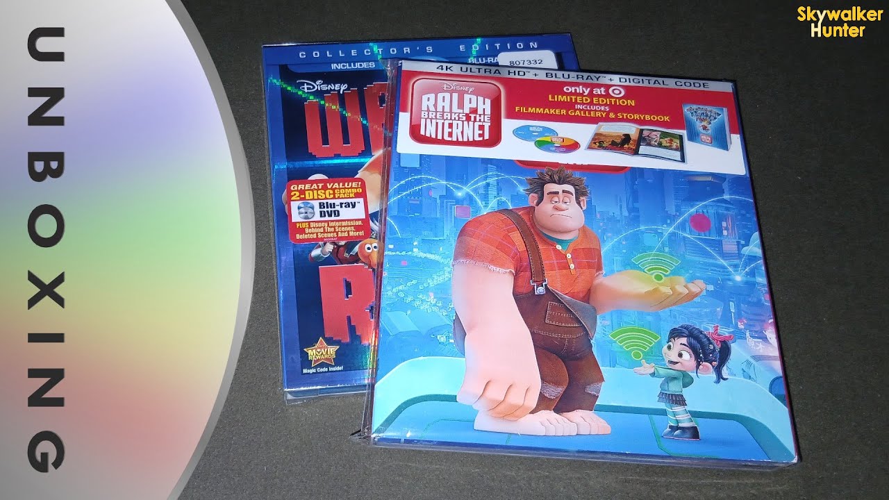 Ralph Breaks the Internet 4K UHD Blu-ray Unboxing