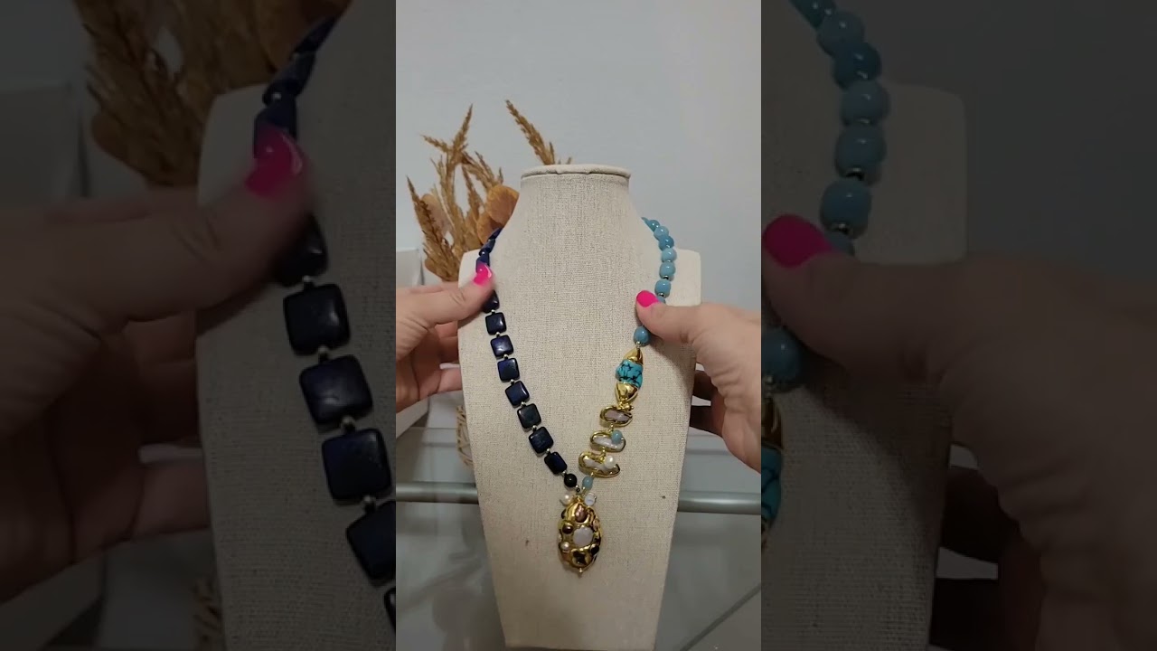 Hermosos Collares En Piedras Naturales #jewelry #handmadejewelry #naturalstone