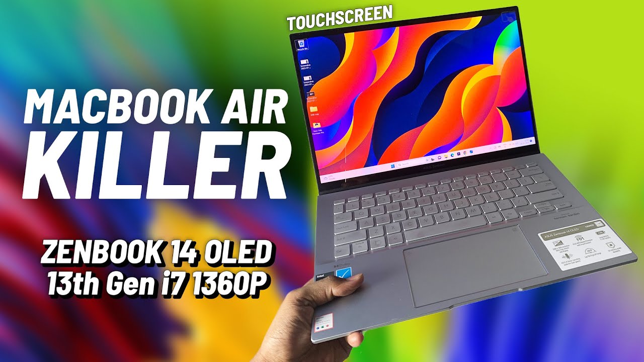 ASUS Zenbook 14 OLED (2023) 13th Gen Core i7 1360P 🚀 MacBook Alternative with 2.8K OLED Touch Screen