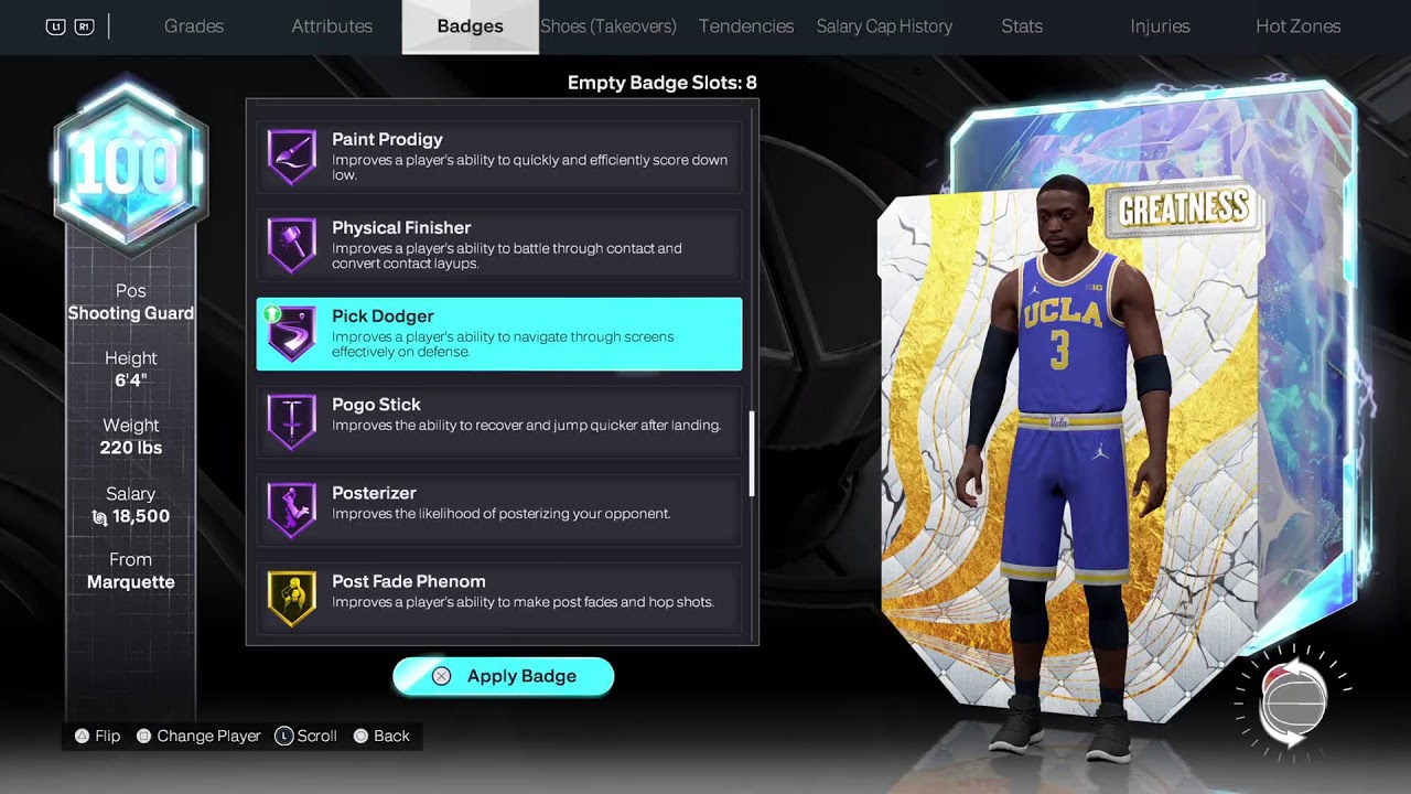 Season 5 College Challenges 100 Dwayne Wade Greatness Challenge