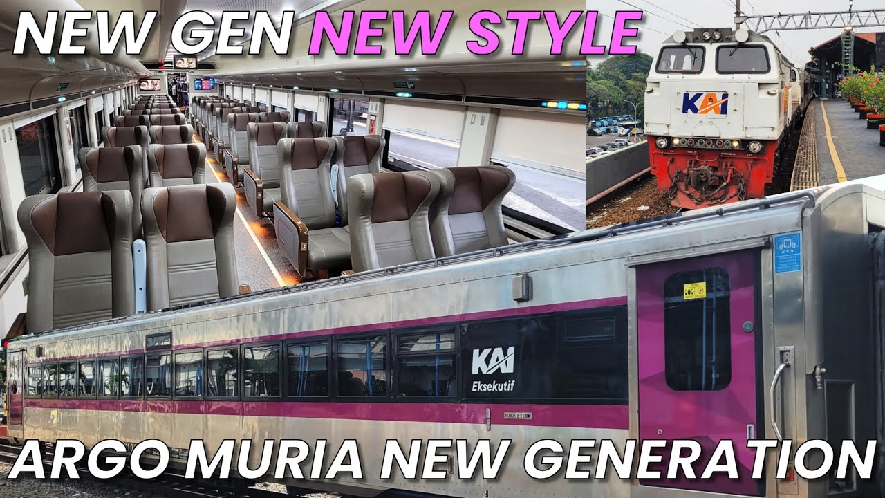 PILIHAN TERBAIK KERETA EKSEKUTIF PAGI JAKARTA SEMARANG ‼️ Naik KA Argo Muria New Generation 2025