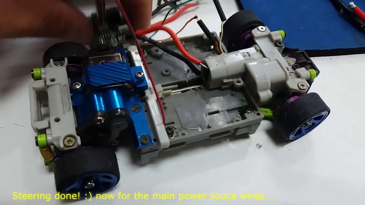 Wiring a Kyosho Mini-Z board to a X-Mod Evo chassis