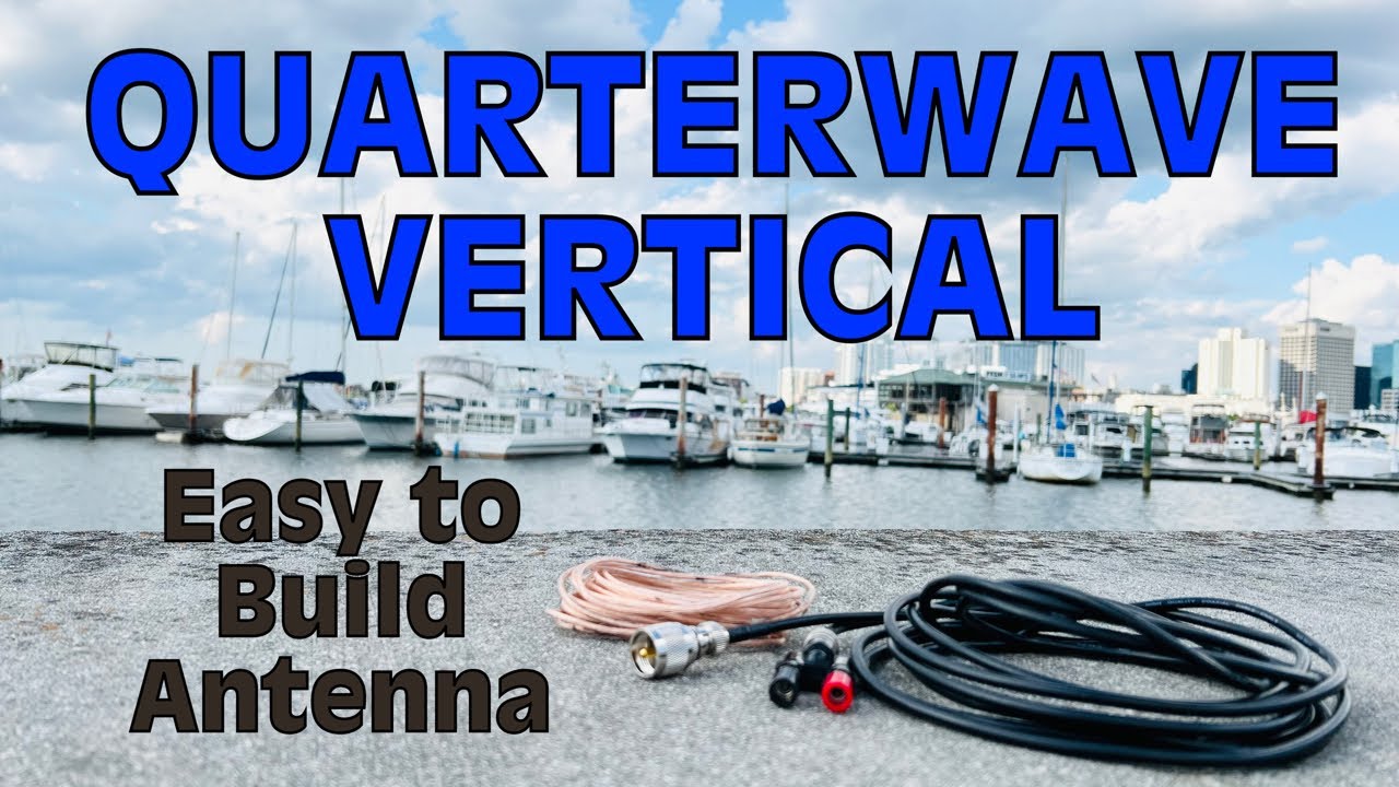 Easy to Build Quarterwave Vertical Antenna