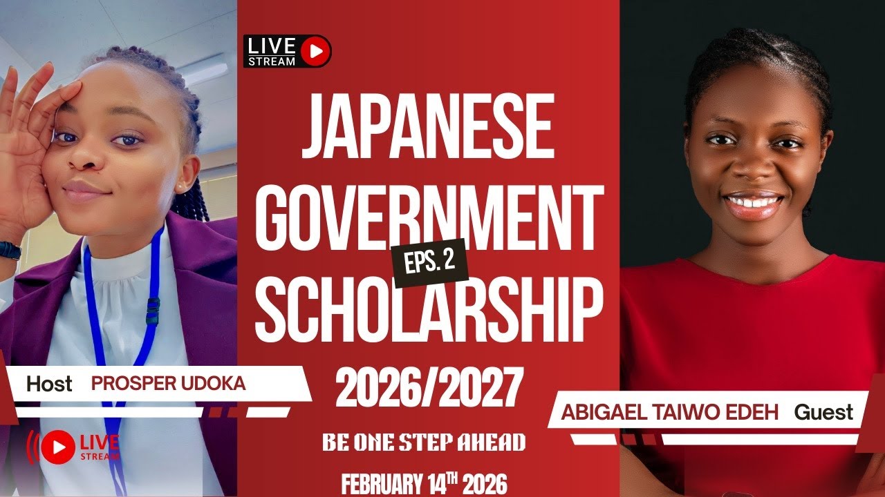 JAPANESE GOVERNMENT SCHOLARSHIP | 2026/2027 | APPLICATION | TIPS | LIVE WITH A PhD SCHOLAR
