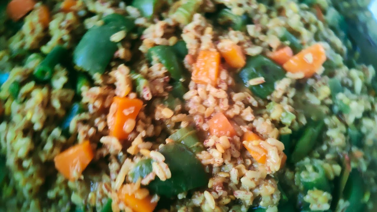 লাল চাউলের মজাদার খিচুড়ি রেসিপি।