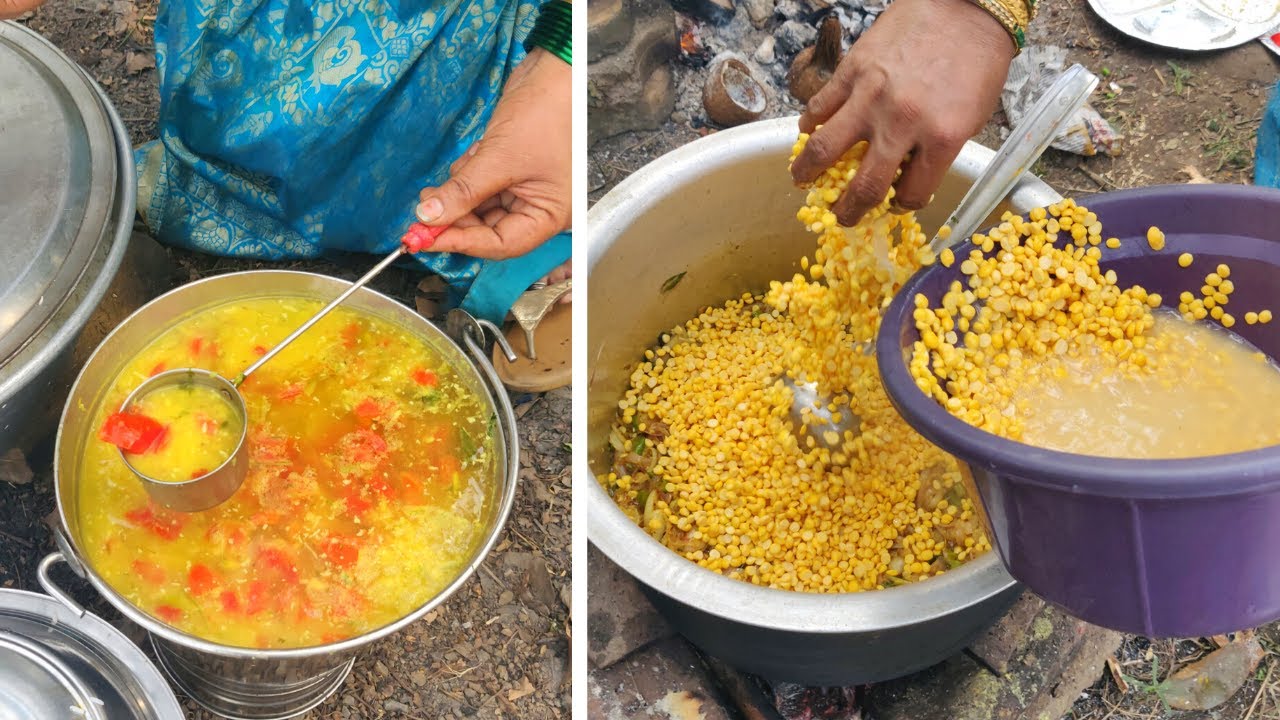 आता तुम्हाला हि बनवता येईल कार्याचा जेवण/जास्ती प्रमाणात वरण /कोबी चणाडाळ बनवायचं असेल तर पहा विडिओ