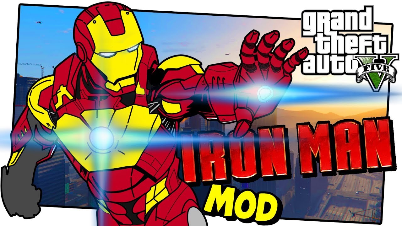 IRON MAN MOD SU GTA V!! (GTA 5 Marvel Mod ITA IronMan Funny Moments)
