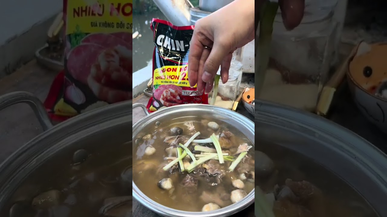 NẤU LẨU GÀ CHANH MUỐI VỚI NHI NHA