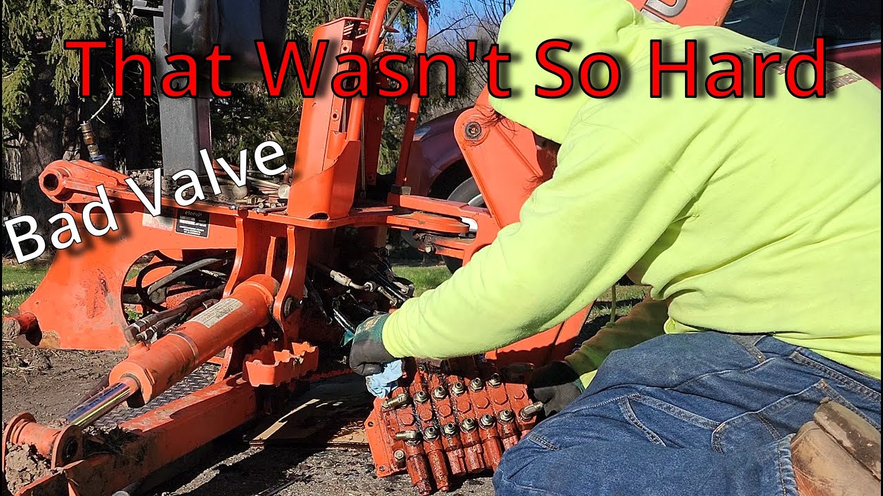 Fixing The Busted Backhoe