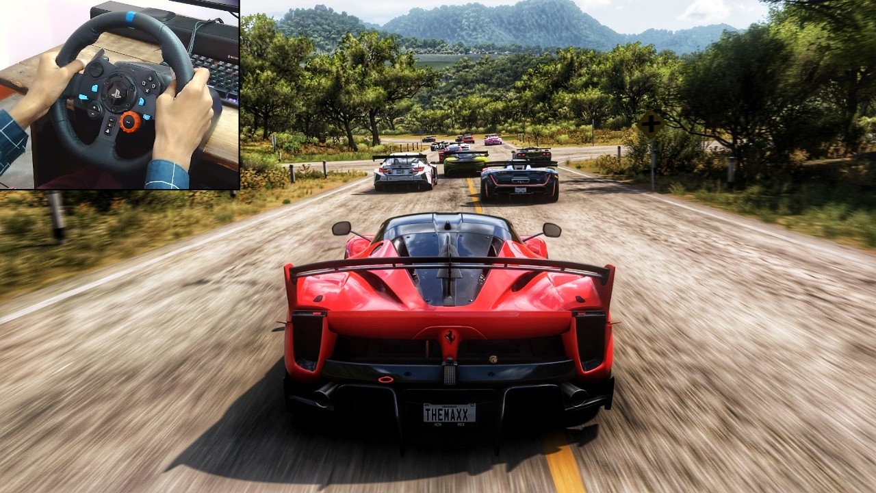 1150HP Ferrari FXX K EVO VS Extream Track Toys | Forza Horizon 5 | Logitech g29 gameplay
