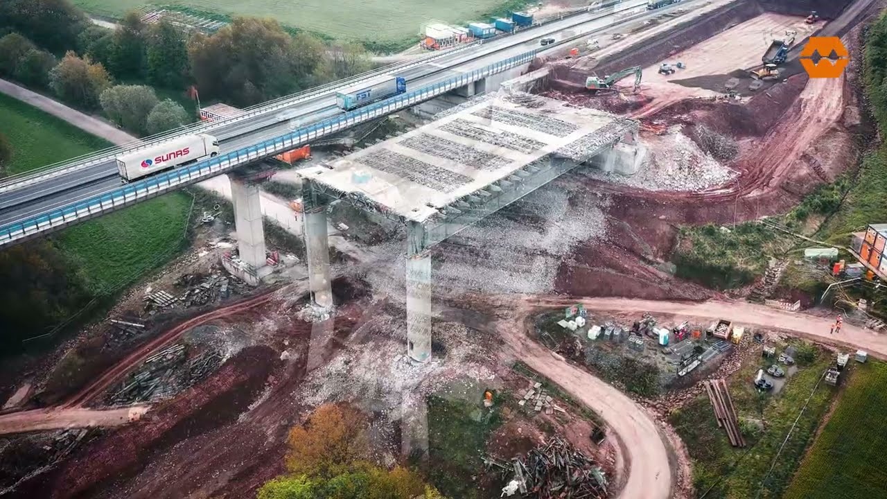 Max Wild GmbH | Abbruch Talbrücke Oberthulba