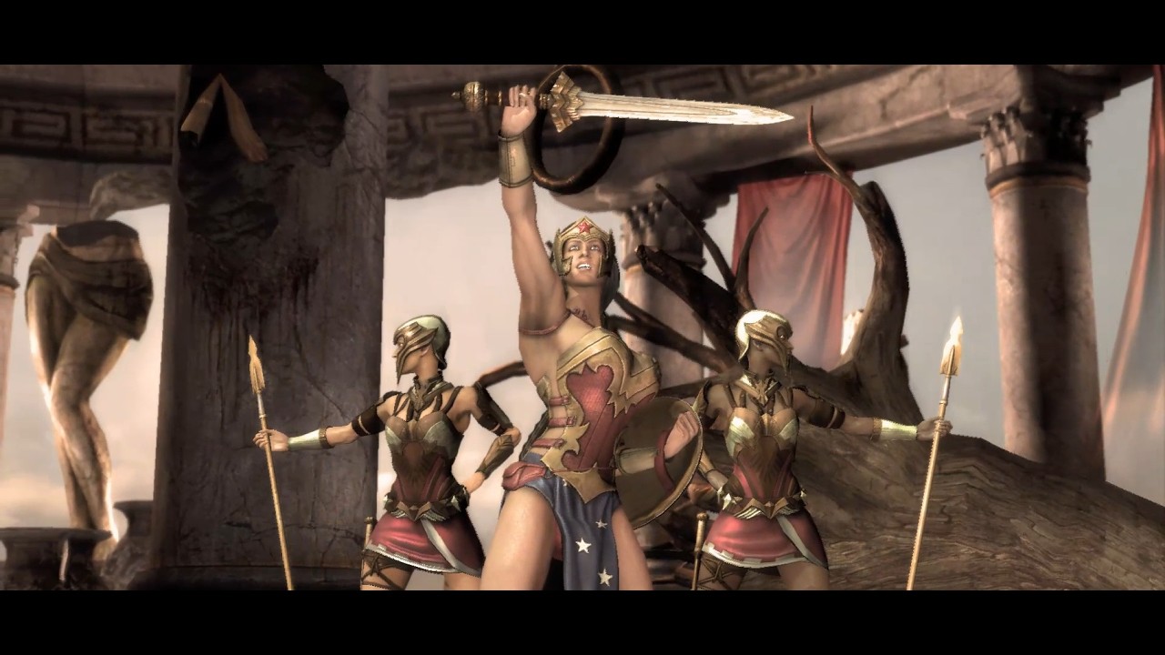 Injustice: Gods Among Us - Ame Comi Wonder Woman vs. Classic Ares