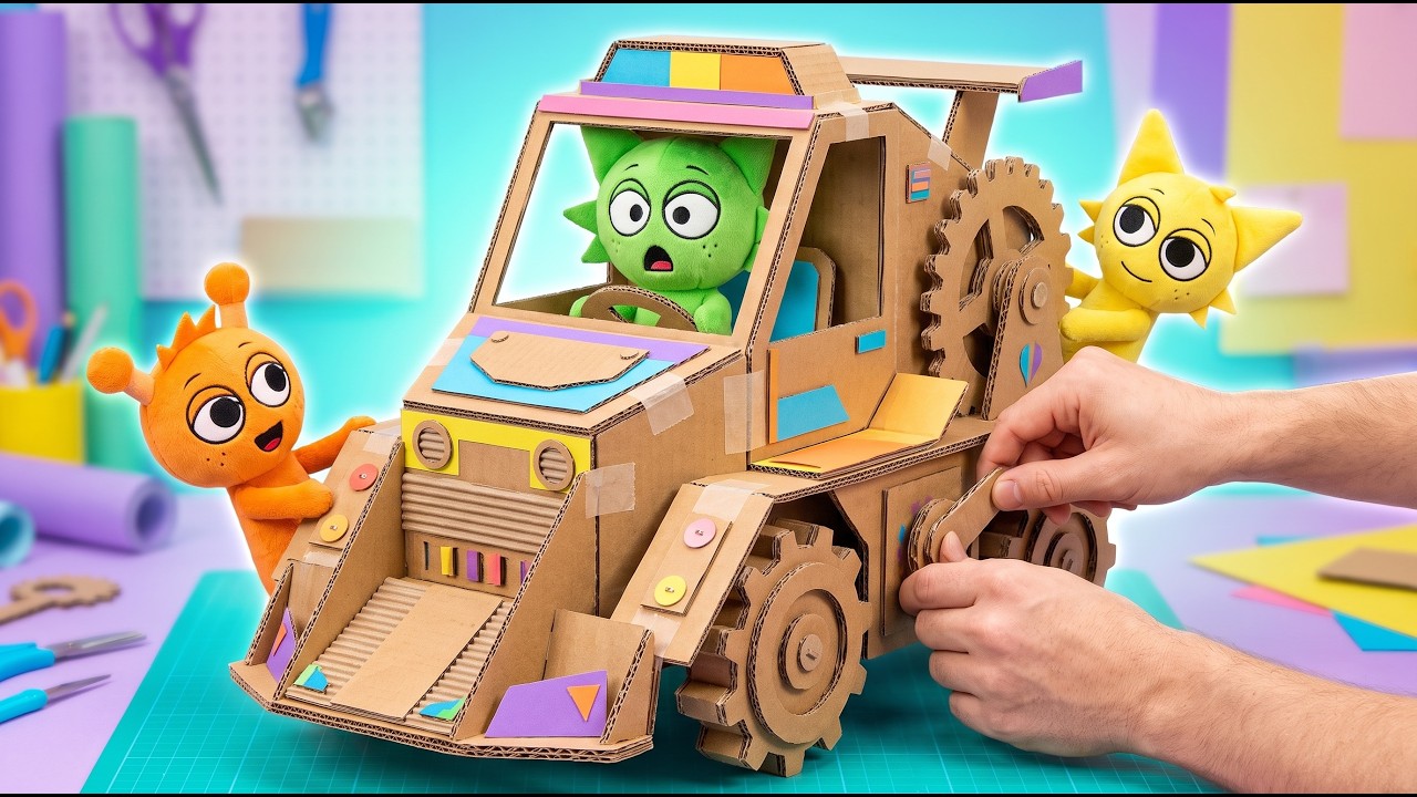 😱📦 ¡Mini Sprunkis en CAOS TOTAL! ✂️🔥 DIY de Cartón al Rescate