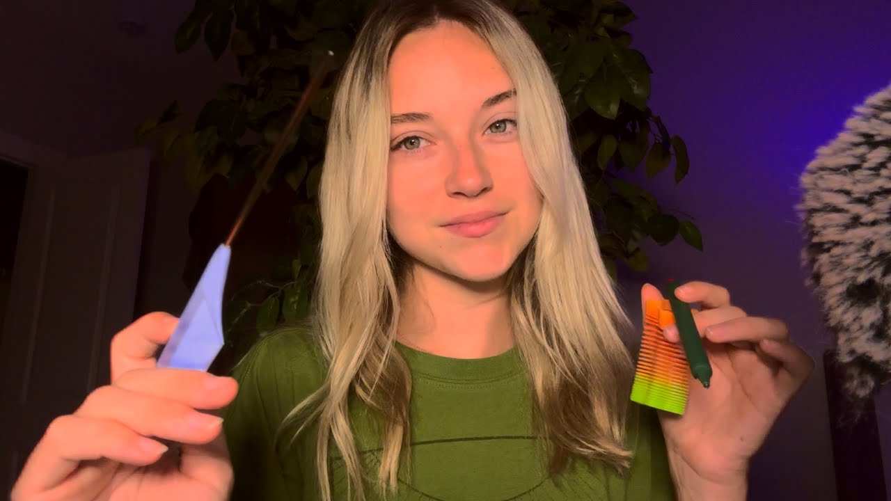 ASMR that makes no sense (unpredictable/nonsense personal attention)