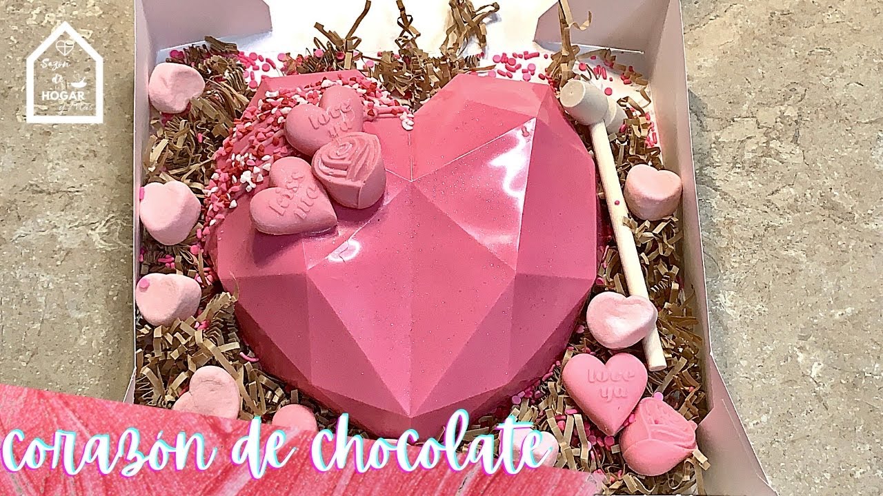 Corazón De Chocolate | Corazón De Chocolate Sorpresa | Corazón Geométrico tutorial
