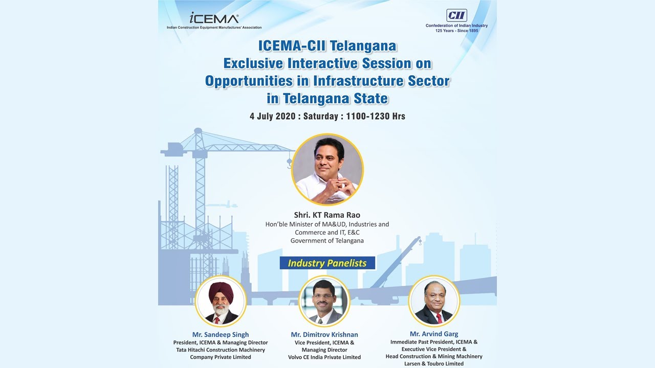 Opportunities in Infrastructure Sector in Telangana State - 4th July 2020