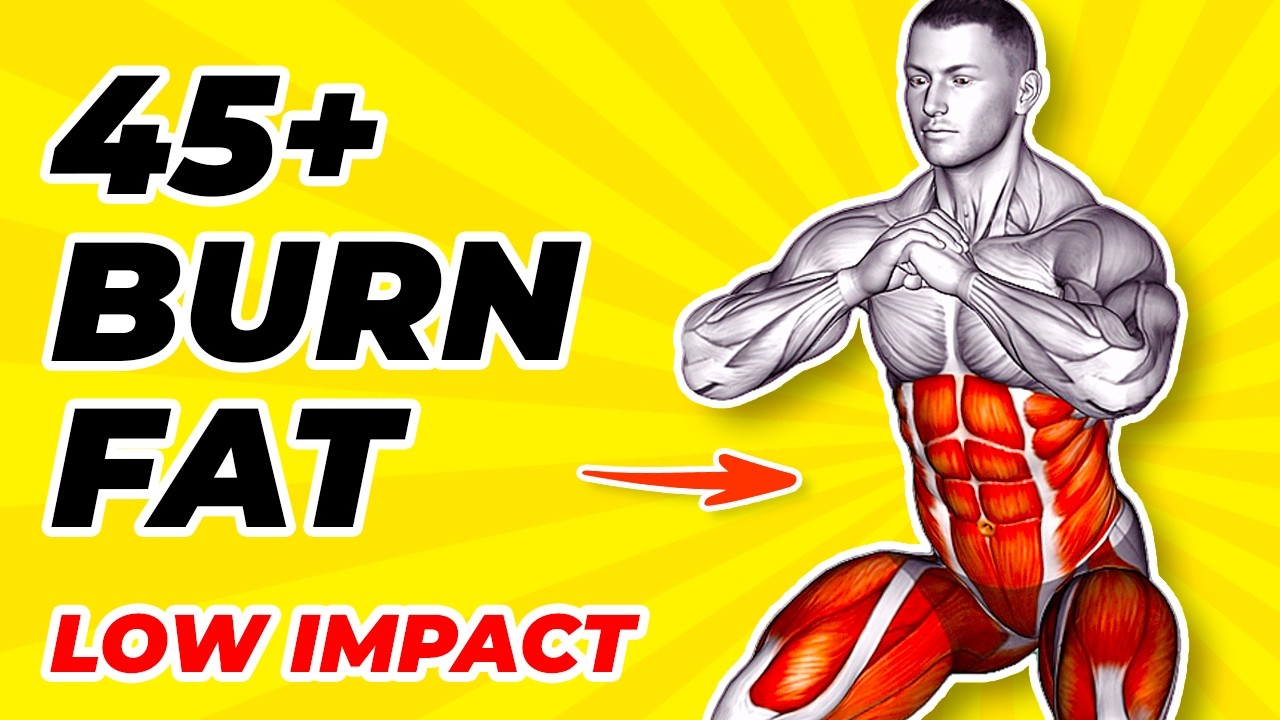 10 MIN Low Impact Fat Burn Workout for Men Over 45
