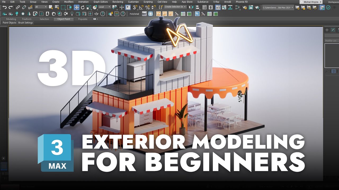 3D ISOMETRIC EXTERIOR - 3D Modeling for Beginners