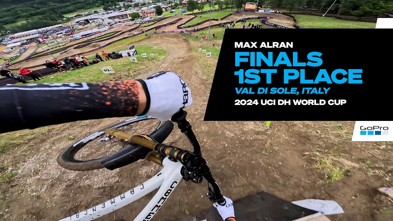 GoPro: Max Alran takes home 1st place in Juniors - Val Di Sole - '24 UCI Downhill MTB World Cup