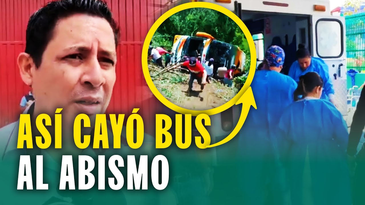 Así fue como bus de viaje de promoción cae al abismo: Masiva donación de sangre para heridos
