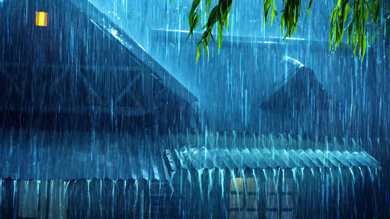 Let the Rain & Thunder on Tin Roof Soothe You to Sleep | Relax & Unwind at Night