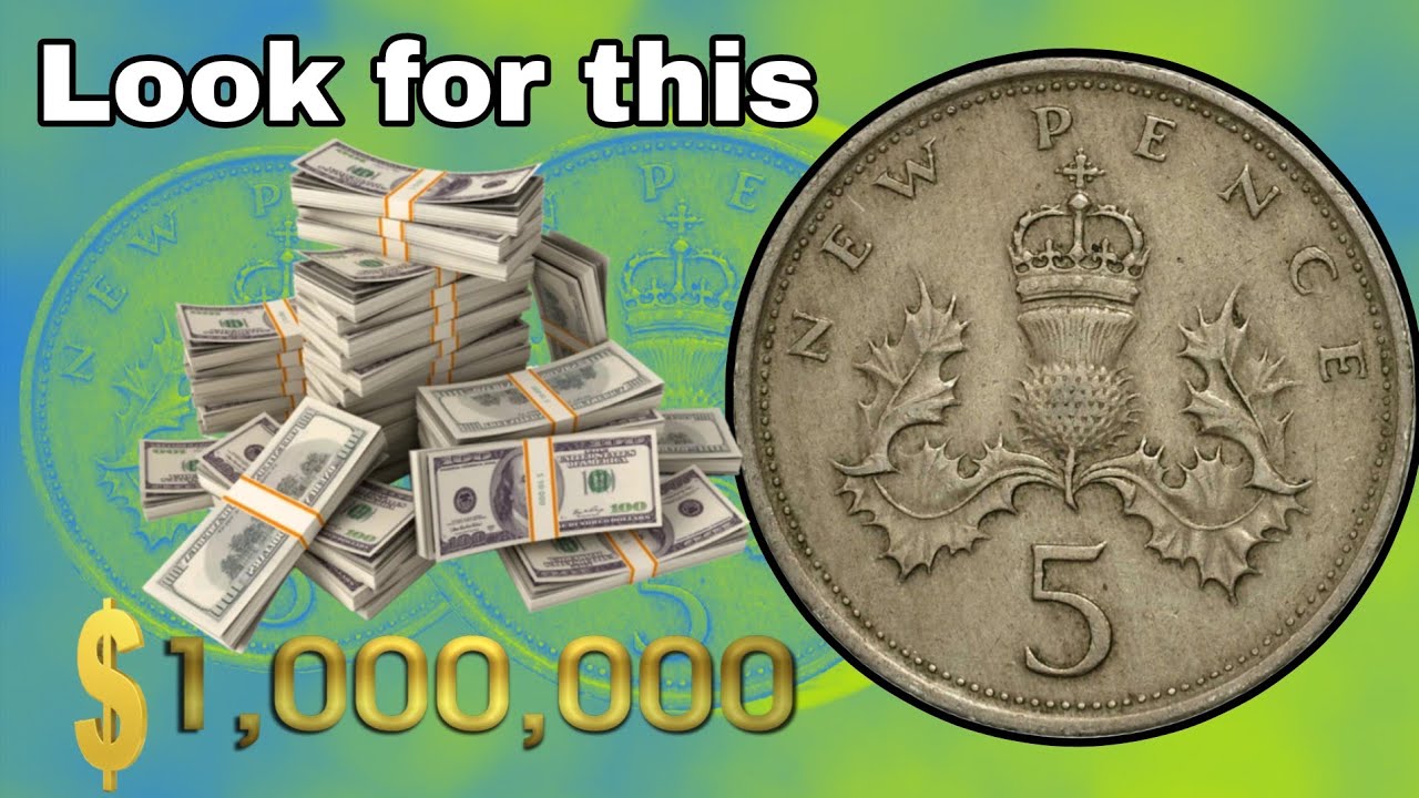 What is Your 1968 ELIZABETH 5 New Pence Coin Worth Today big mone United Kingdom