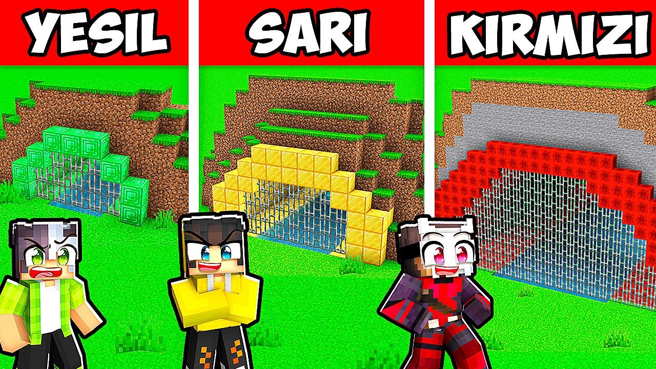 Minecraft'ta TEK RENK Kanalizasyon Yapıp Arkadaşlarımı Trolledim! ☢️