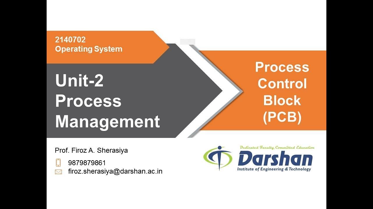 2.04 -  Process Control Block (PCB)