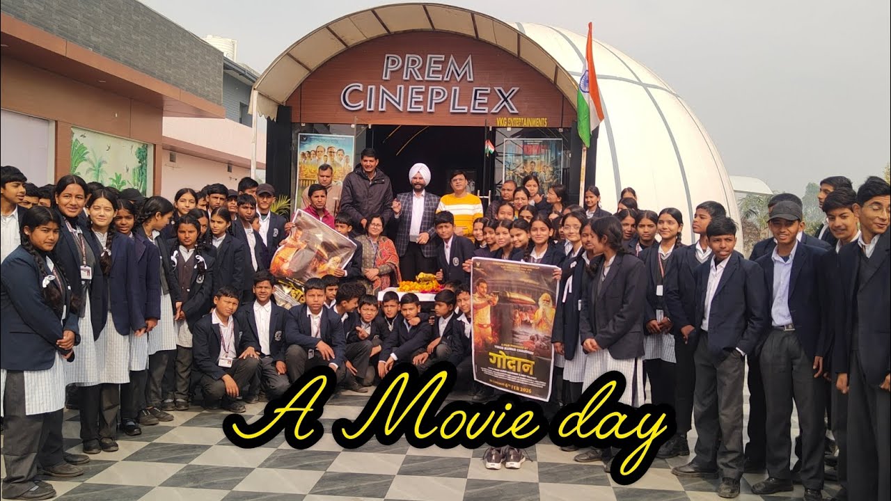 Movie day #rudrapur #students #teachers #hmjsv