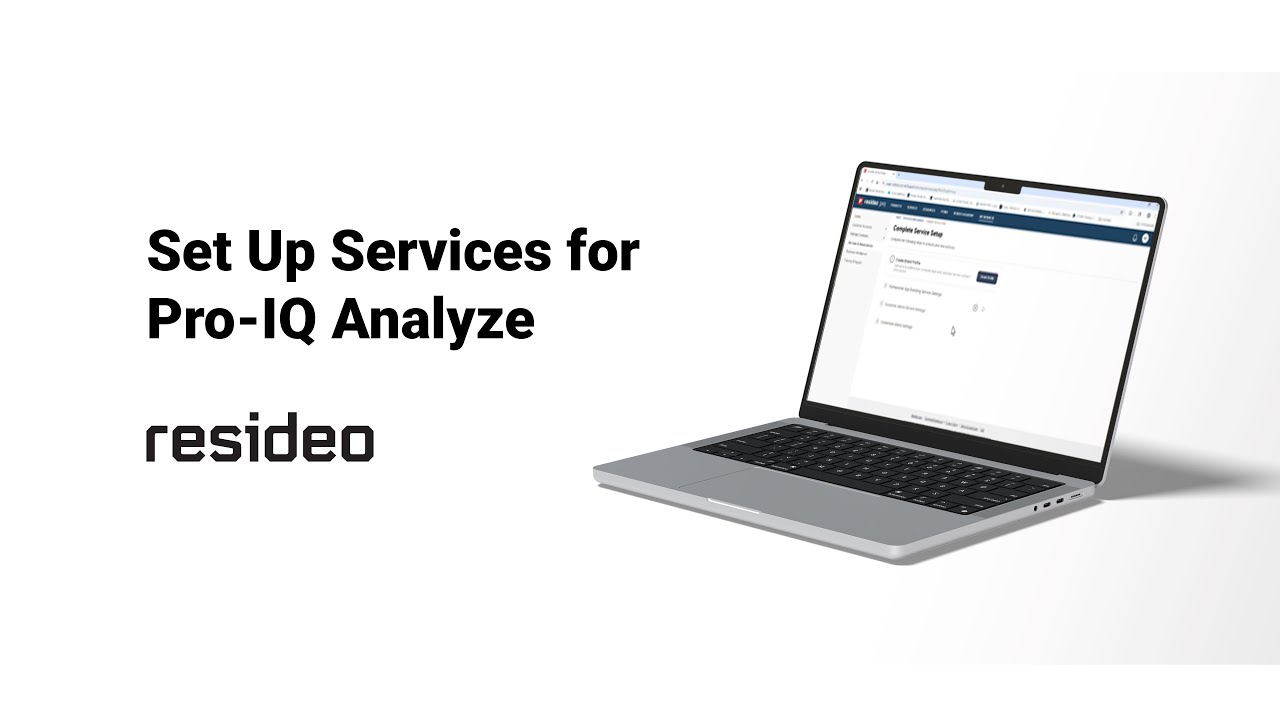 Set Up Services for Pro IQ Analyze