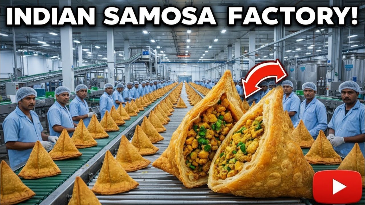 Inside The World’s Most Indian Efficient Samosa Factory