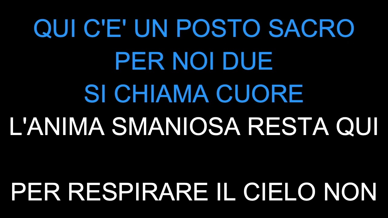 Arisa   Cuore - Karaoke