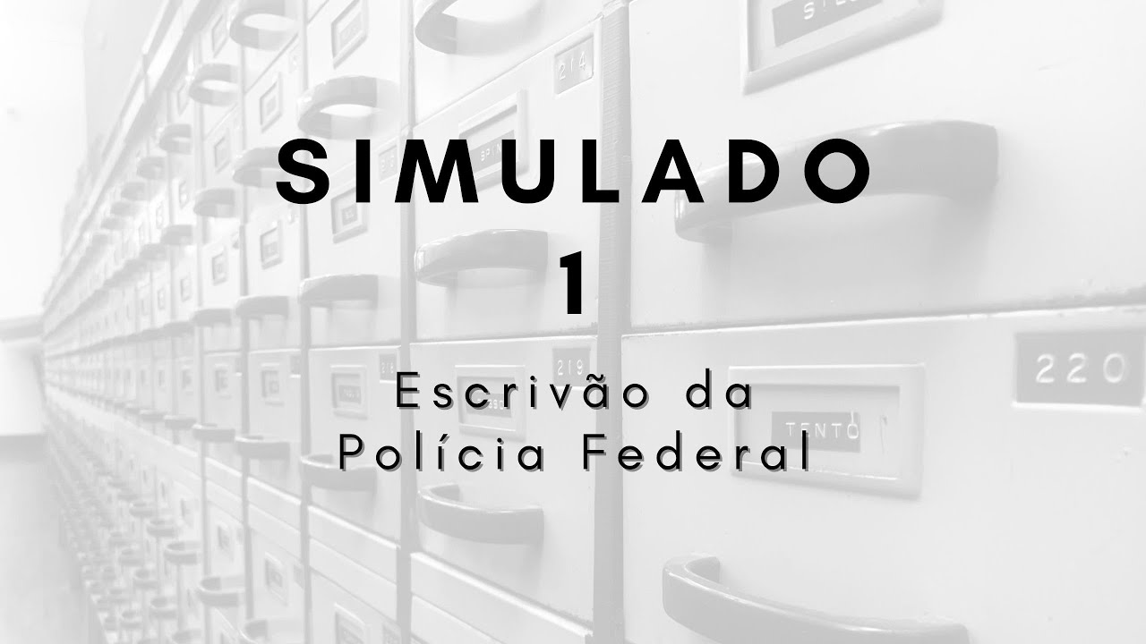 Simulado 1 de Arquivologia para o cargo de Escrivão da Polícia Federal
