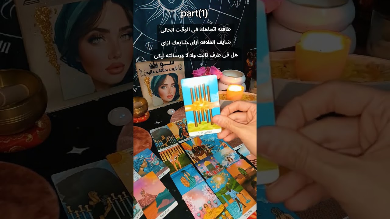 طاقته اتجاهك فى الوقت الحالىشايف العلاقه ازاى،شايفك ازاىهل فى طرف تالت ولا لا ورسالته ليكى 
