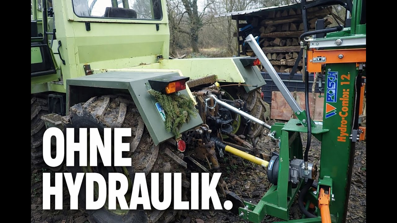 Ohne Hydraulik weitergemacht | MB Trac Turbo 900