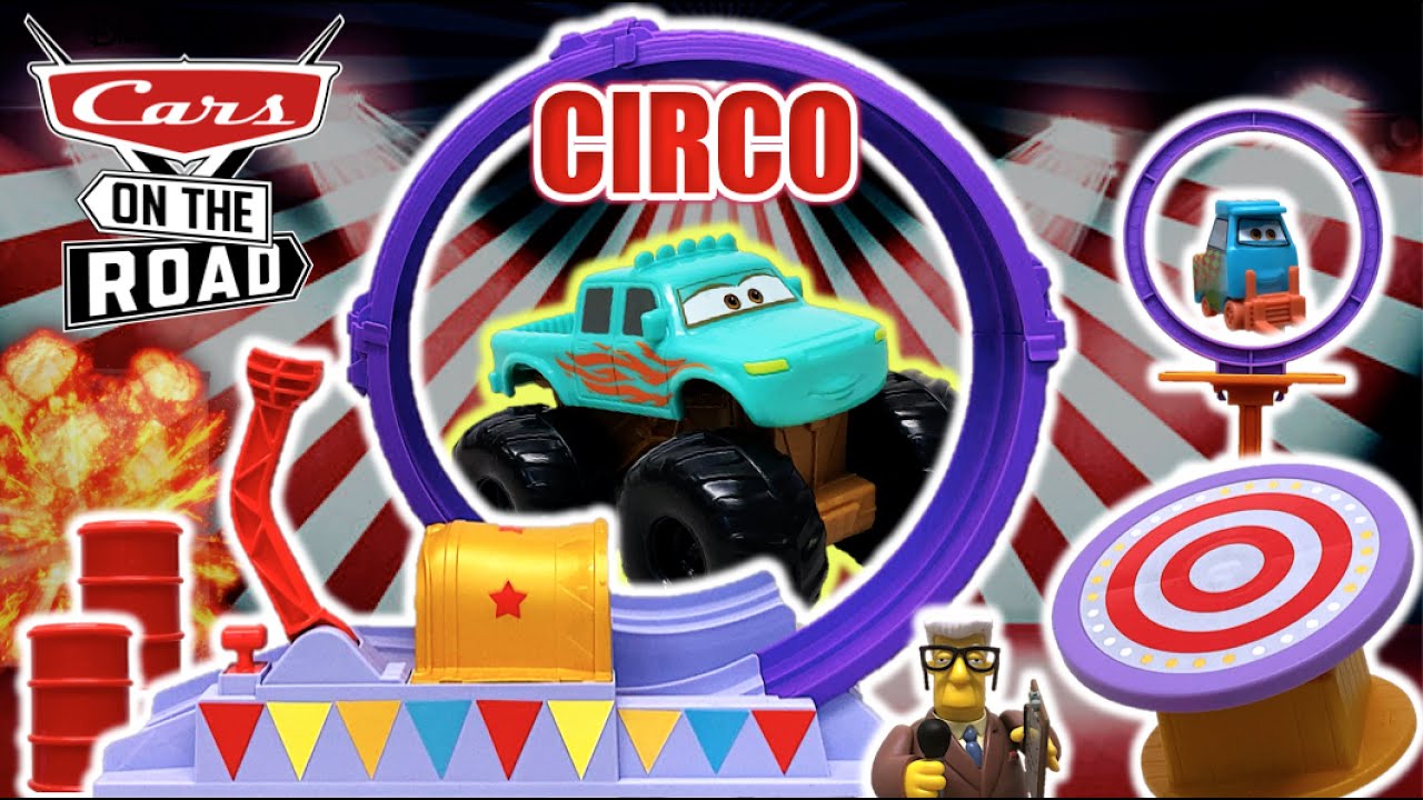 Disney Pixar CARS - Set del ESPECTÁCULO en el CIRCO | Cars On The Road Mattel (2023) - TOY SHOTS