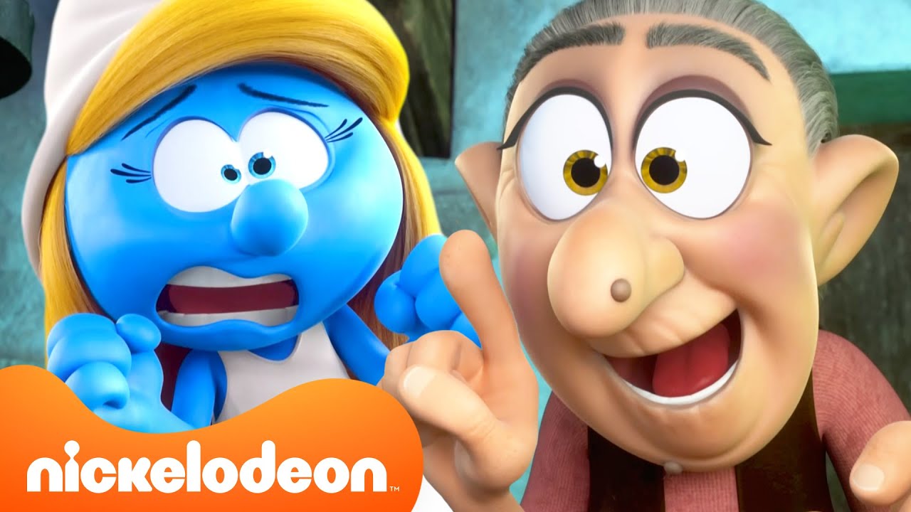 Rowena Turns into Smurfette!? 😱 The Smurfs | @Nicktoons
