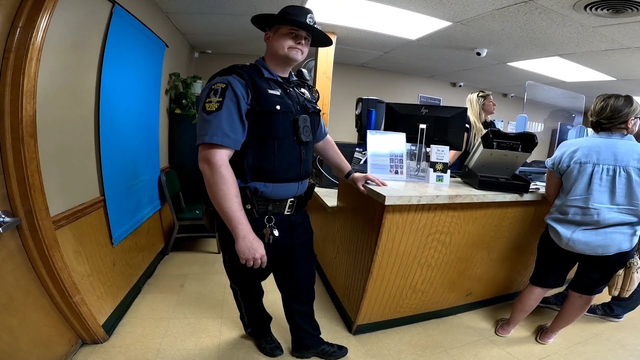 1A Audit Centralia, Illinois DMV. We meet Officer Meador once again! New tactics to violate rights